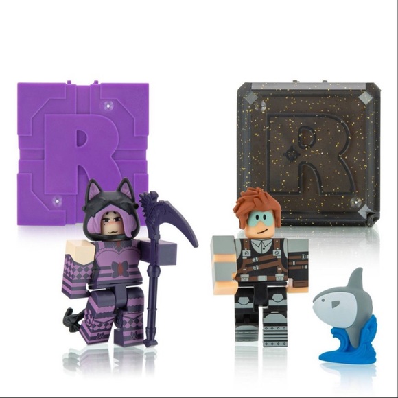 ROBLOX Series 9 Celebrity 11 Action Figure Black Purple Mystery Box Cube Virtual - Picture 3 of 13